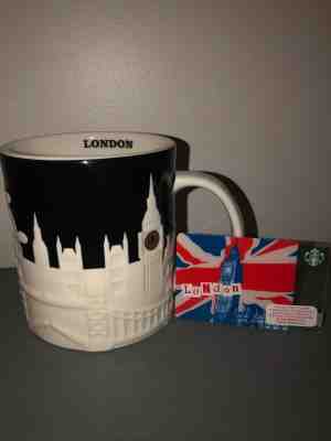 Starbucks Mug London Relief BLACK!Brand New!US seller!+ BONUS BIG BEN CARD!! - Sold on eBay Mar, 31st 2019 for $34.99