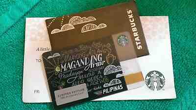 Starbucks Philippines RARE Maganding Kraw "Have a Nice Day" Gift Card w/2 Sleeve - Sold on eBay Apr, 1st 2019 for $9.11