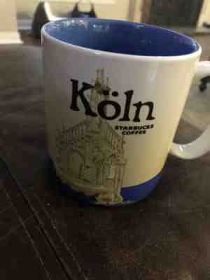 STARBUCKS 2016 KOLN GERMANY GLOBAL CITY MUG - 16 FL OZ -with Original SKU - Sold on eBay Apr, 1st 2019 for $10.50