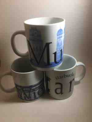 Starbucks City Mug Collector Series Coffee Mug Cup Wiesbaden, Munich, Qatar - Sold on eBay Apr, 1st 2019 for $35.00