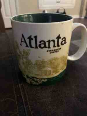 ATLANTA  - Starbucks Mug - 2011 - 16 fl oz - Sold on eBay Apr, 1st 2019 for $15.45