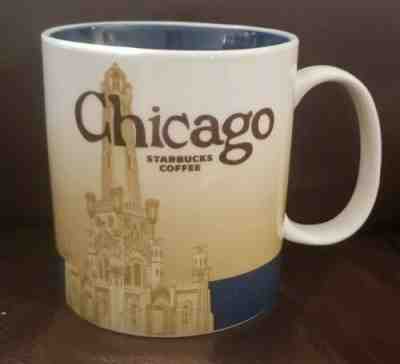 Starbucks Coffee Chicago Collector Series Mug Cup 2008 16fl oz - Sold on eBay Apr, 2nd 2019 for $6.00