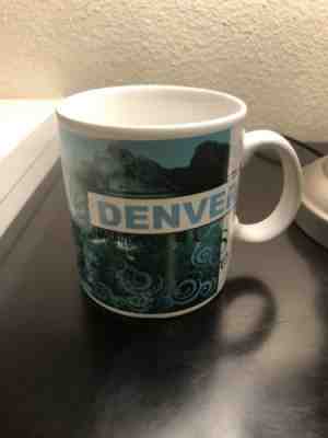 Starbucks Denver Coffee Mug Cup City Scenes 1998 Barista - Sold on eBay Mar, 31st 2019 for $10.00