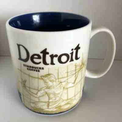 2010 Starbucks Detroit Global Icon Collector Series Mug 16 OZ - Sold on eBay Apr, 2nd 2019 for $27.00