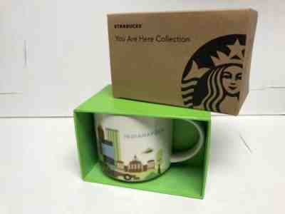 Indianapolis Starbucks 14oz Coffee Mug Cup of YOU ARE HERE Collection from 2013 - Sold on eBay Apr, 2nd 2019 for $8.00