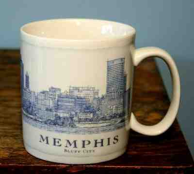 Starbucks 2006 Mug Memphis Bluff City Architecture Series 18 oz - Sold on eBay Apr, 1st 2019 for $18.00