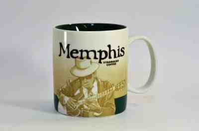 Starbucks MEMPHIS City Coffee Mug 2009 Collector Series 16oz - Great Condition - Sold on eBay Apr, 1st 2019 for $24.00