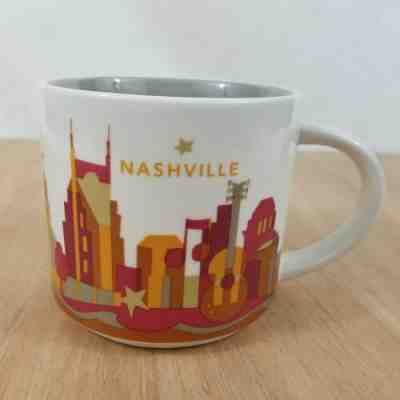 Starbucks "YOU ARE HERE" Collection Nashville Retired City Mug 14 oz EUC - Sold on eBay Mar, 30th 2019 for $25.99