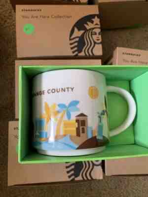 Starbucks 2015  Orange County, CA  You Are Here Collection Coffee Mug 14 Oz YAH - Sold on eBay Mar, 31st 2019 for $15.00