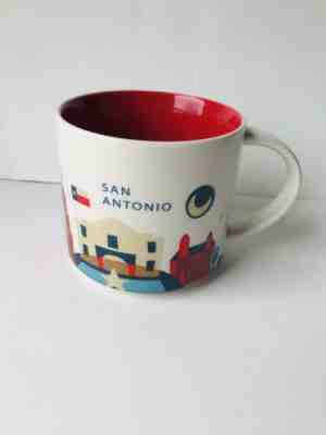 Starbucks Coffee YOU ARE HERE City Collector Series SAN ANTONIO Mug Cup 14 oz - Sold on eBay Apr, 1st 2019 for $18.00