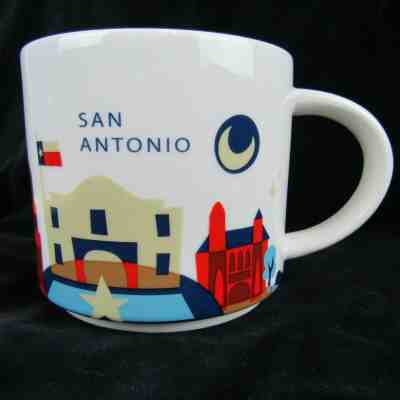 Starbucks You Are Here Collection 2015 San Antonio Coffee Cup/Mug 14 oz  - Sold on eBay Mar, 31st 2019 for $17.84