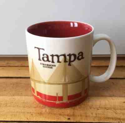 Starbucks Coffee Cup Mug Tampa Collectors Series Skyway Bridge 16 Oz - Sold on eBay Mar, 30th 2019 for $35.00