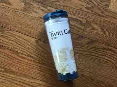 Starbucks 2004 Coffee Travel Cup Tumbler TWIN CITIES 12 oz. Global Icon  - Sold on eBay Mar, 29th 2019 for $29.99