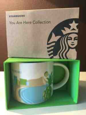 NIB New Starbucks Mug Waikiki Hawaii You Are Here Collection 14 OZ - Sold on eBay Apr, 2nd 2019 for $18.99