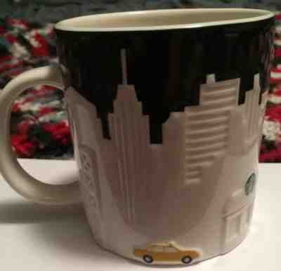 Starbucks 2010 Mug Relief Series New York City NYC Coffee Taxi Bone China - Sold on eBay Apr, 7th 2019 for $14.00