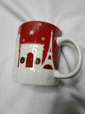 Starbucks Relief Mug Paris Red Gold X-mas Christmas 18oz - Sold on eBay Apr, 4th 2019 for $40.99