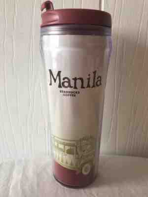 Starbucks Coffee 2008 Manila Global Icon Travel Tumbler Mug Philippines 12 Ounce - Sold on eBay Apr, 9th 2019 for $12.05