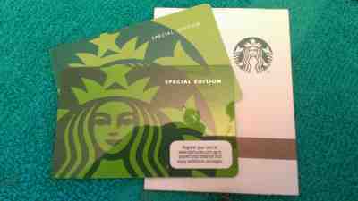 STARBUCKS SINGAPORE 2011 40th Anniversary Gift Card w/Sleeve & Paper Copy! - Sold on eBay Apr, 4th 2019 for $10.55