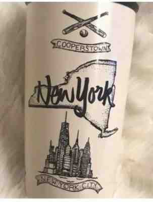 STARBUCKS NYC NEW YORK Central Park 12 oz CERAMIC TRAVEL TUMBLER - Sold on eBay Apr, 10th 2019 for $25.00