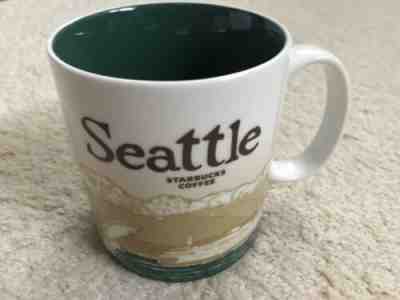 Starbucks Coffee Cup Mug Collector Series Seattle 16 Oz 2009 Rare Version New - Sold on eBay Apr, 9th 2019 for $25.00
