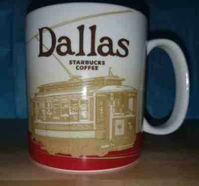 Starbucks Collector's Series Ceramic Coffee Mug - Dallas Texas - Discontinued - Sold on eBay Apr, 9th 2019 for $5.00
