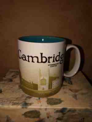 CAMBRIDGE ENGLAND UK Starbucks Mug, Blue - Global Icon City Collector Series SKU - Sold on eBay Apr, 6th 2019 for $23.50