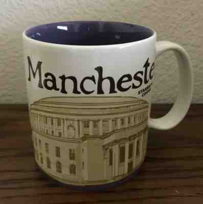 Starbucks Manchester UK England Global Icon Retired Coffee Tea Mug Cup  - Sold on eBay Apr, 4th 2019 for $21.99