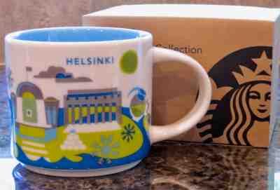 NWT Starbucks HELSINKI Finland You Are Here YAH Collector Series Mug with SKU - Sold on eBay Mar, 18th 2019 for $49.99