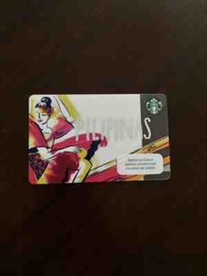 STARBUCKS PHILIPPINES PILIPINAS GIFT CARD, NICE! - Sold on eBay Apr, 9th 2019 for $6.95
