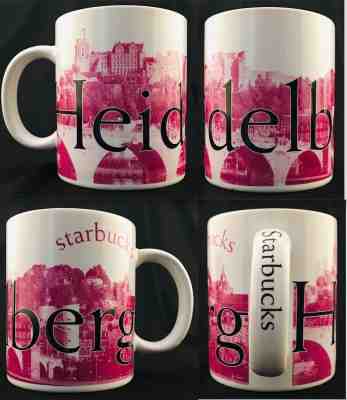 Starbucks Mug ~ Heidelberg ~ City Mug Series ~ Mint - Sold on eBay Apr, 9th 2019 for $7.00