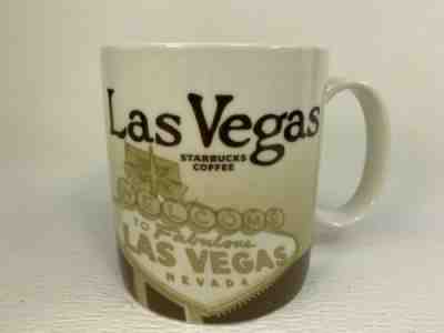 Las Vegas 16 OZ Starbucks Coffee Mug Global Icon Collector Series 2009 Fabulous - Sold on eBay Apr, 9th 2019 for $11.99