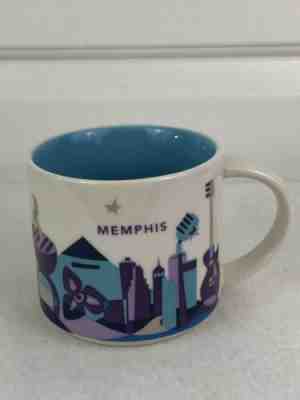 Starbucks You are Here Mug  Memphis 14 oz - Sold on eBay Apr, 4th 2019 for $7.99