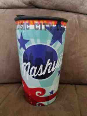 Starbucks Retired Nashville Double Wall Ceramic Traveler Tumbler Travel Mug 12Oz - Sold on eBay Apr, 9th 2019 for $17.00