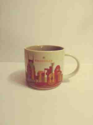 Starbucks You Are Here Collection Coffee Cup Or Mug Nashville 2015 14 Oz In EUC - Sold on eBay Apr, 7th 2019 for $8.99
