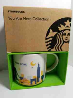 Starbucks New York NYC You are Here YAH 14 Oz Collector Mug MIB Mint in Box  - Sold on eBay Apr, 8th 2019 for $19.97