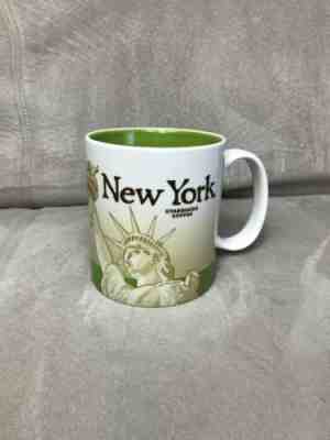  STARBUCKS 2011 NEW YORK CITY Statue Liberty Collector Series 16 oz Mug Cup - Sold on eBay Apr, 8th 2019 for $24.99