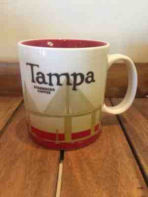 Starbucks Coffee 2011 Tampa Sunshine Skyway Bridge City Mug 16 oz.  - Sold on eBay Apr, 5th 2019 for $45.00