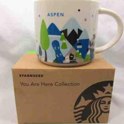 Starbucks Aspen CO You Are Here New Box Mug Coffee Cup 14 oz YAH Discontinued - Sold on eBay Mar, 30th 2019 for $22.91