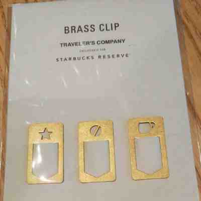 STARBUCKS Book Clip set Reserve Roastery TOKYO Limited Brass Refill NWB Unused - Sold on eBay Apr, 16th 2019 for $24.00