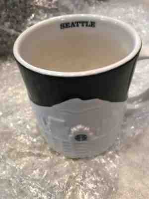 Starbucks 2012 SEATTLE Black & White Relief Collector Series City Mug - Sold on eBay Apr, 16th 2019 for $12.15