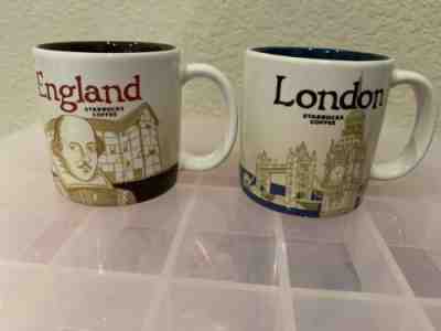 Starbucks Demitasse 3oz Pair (London And England) - Sold on eBay Apr, 16th 2019 for $17.00