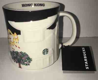 Starbucks Hong Kong 16oz Relief Mug - Sold on eBay Apr, 13th 2019 for $38.00