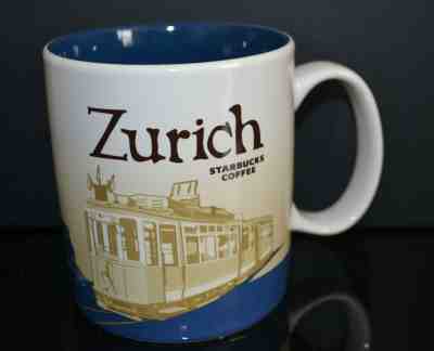 2015 STARBUCKS Zurich Coffee MUG Cup 16 Ounce TRAVEL SOUVENIR - Sold on eBay Apr, 15th 2019 for $28.99
