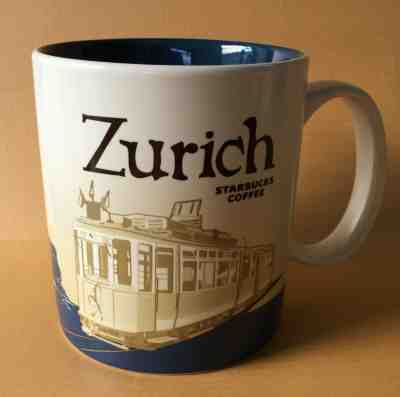 2016 STARBUCKS ZURICH CITY MUGs 16 OZ  - Sold on eBay Apr, 11th 2019 for $39.99
