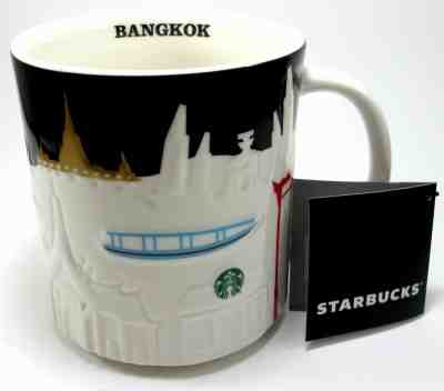 Thailand Starbucks BANGKOK CITY Relief Global Icon Mug Series Collector with Box - Sold on eBay Apr, 13th 2019 for $23.99