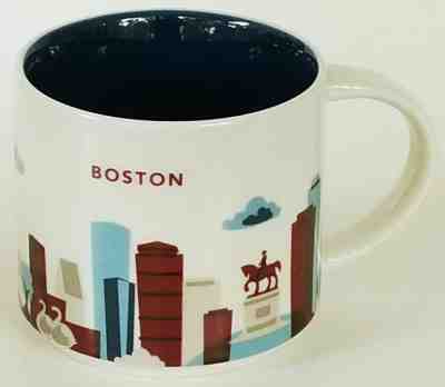 STARBUCKS Boston Mug Coffee Cup 14 fl oz YOU ARE HERE Collection VG Condition - Sold on eBay Apr, 15th 2019 for $19.99