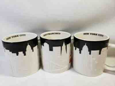 3 Starbucks 2 New York 1 San Francisco City Skyline Collectors Series  - Sold on eBay Apr, 16th 2019 for $10.00