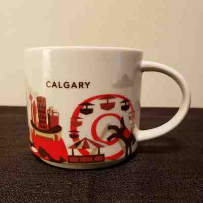CALGARY CANADA Starbucks Mug, Red - You Are Here YAH Collection Series - Sold on eBay Apr, 10th 2019 for $14.00