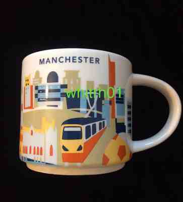 Starbucks Manchester YAH Mug England Train Soccer Guitar UK Cup You Are Here New - Sold on eBay Apr, 10th 2019 for $49.99