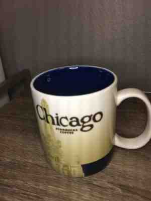 2012 Starbucks Chicago Coffee Mug 16 oz Global Icon City Collectors Series Cup - Sold on eBay Apr, 16th 2019 for $10.00